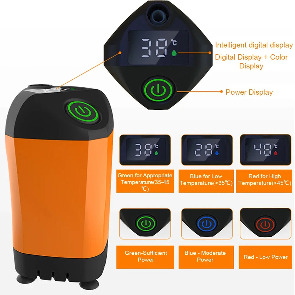 Portable Rechargeable Electric Shower – USB Powered Waterproof Pump for Camping, Beach, Hiking, Pet Bath & Car Wash