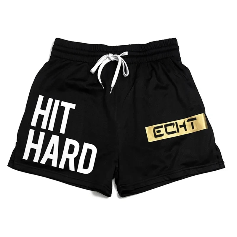 Men’s Breathable Mesh Athletic Shorts – Summer 2024 Casual Sport & Fitness Joggers for Gym, Running, or Beach
