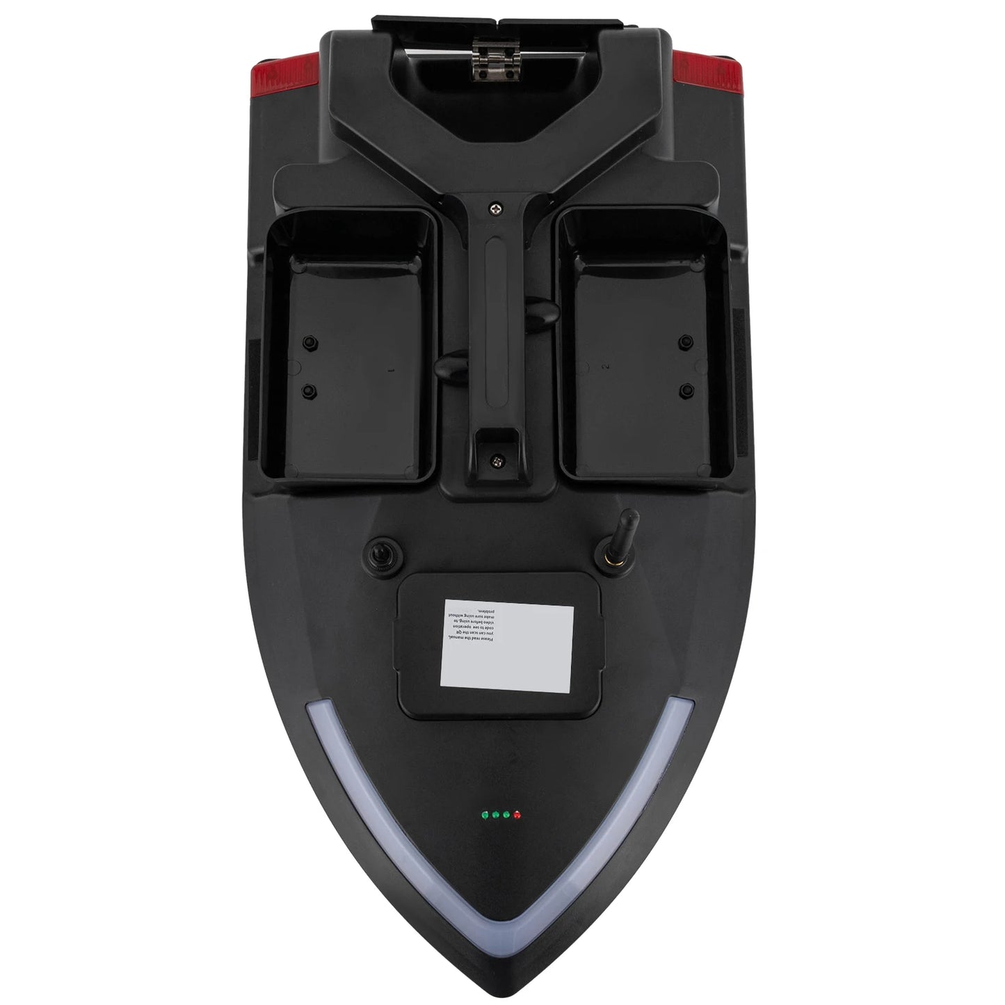Rechargeable GPS Bait Boat 40 Positioning Points 500m Remote Control Fishing Bait Thrower Boat with 1 Battery and 1 Charger