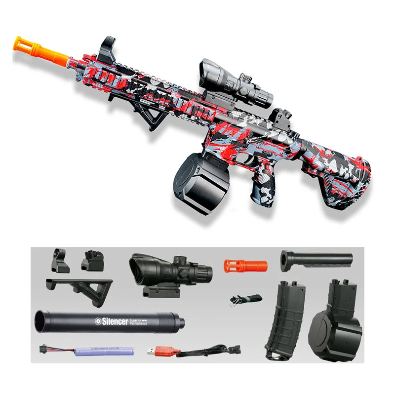 π« M416 Electric Gel Blaster Gun Toy
π¦ Outdoor Shooting Game β’ Parent-Child Interaction β’ Summer Water Ball Fun
