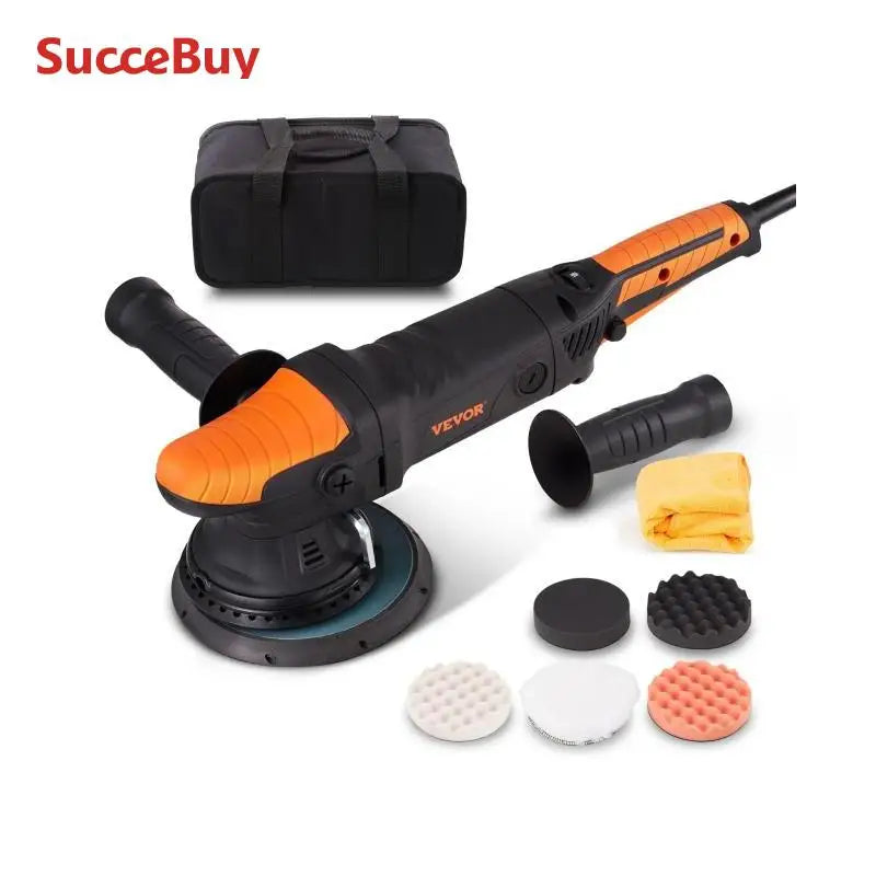 π SucceBuy 6-Inch Electric Dual Action Car Buffer & Polisher Kit
Variable Speed | Random Orbital | Detachable Handle | Waxing & Polishing Kit