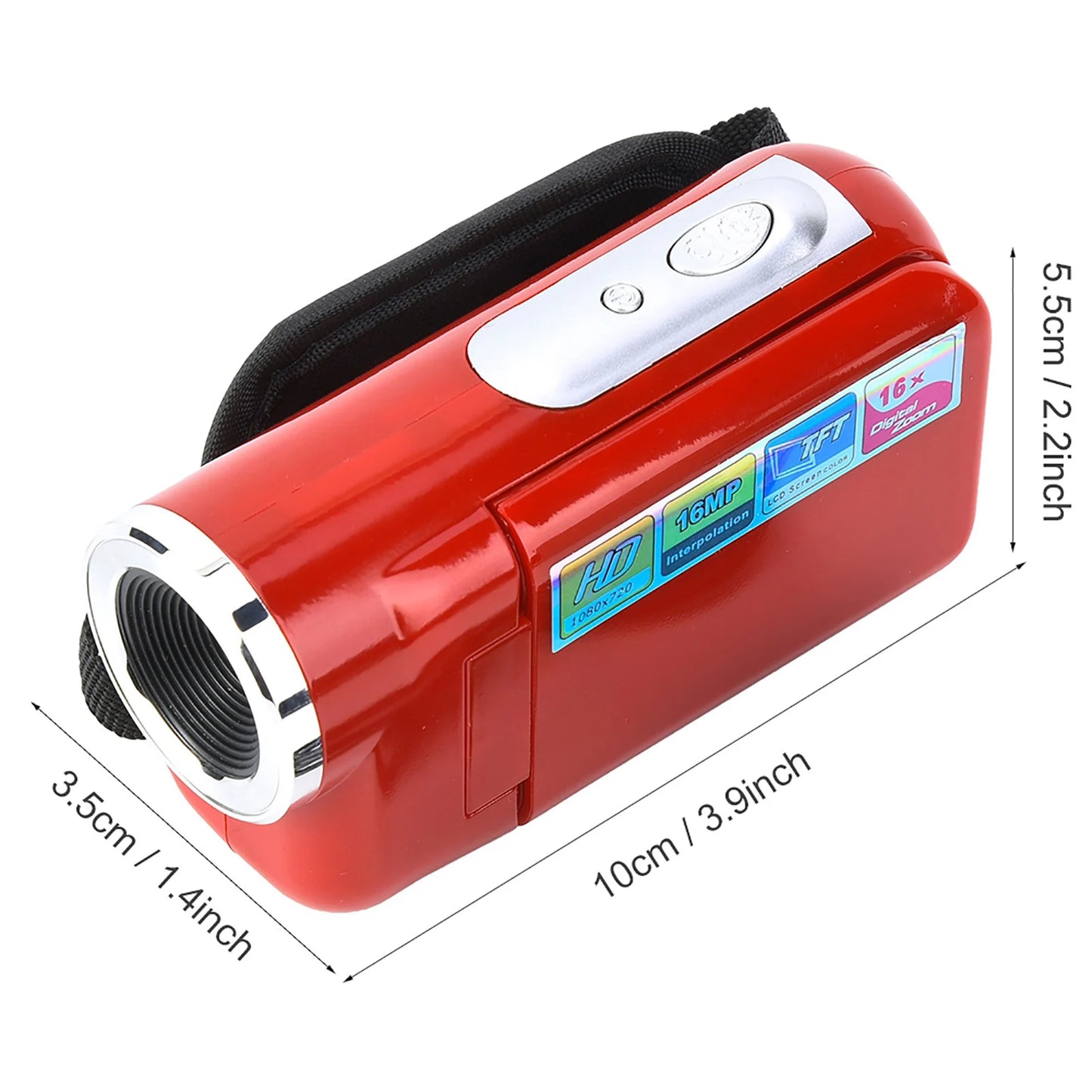 Kids' HD Video Camera with LCD Screen – Fun & Easy Camcorder for Young Creators