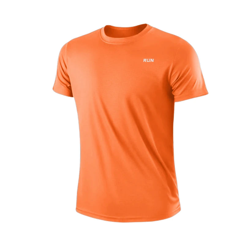 Men’s Quick-Dry Short Sleeve Workout Shirt – Lightweight, Moisture-Wicking Athletic T-Shirt for Training & Running
