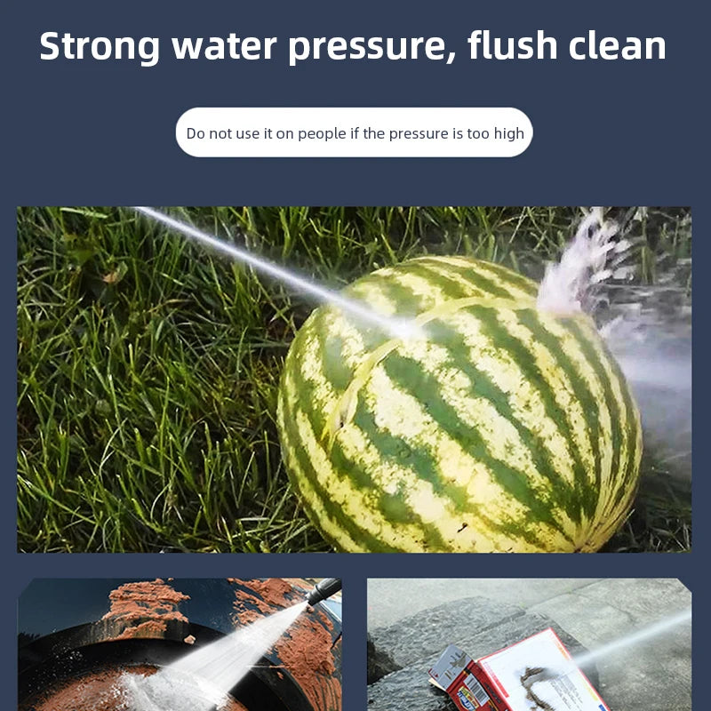Portable High-Pressure Car Washer – Powerful Automatic Water Pump for Car, Bike, Patio & Garden Cleaning
