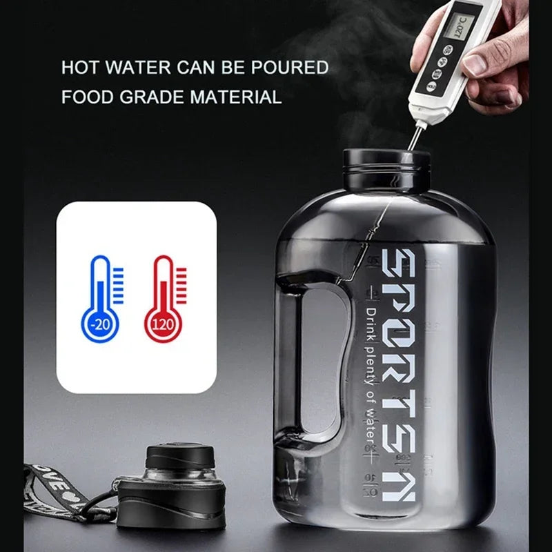 1.7L / 2.7L Sports Water Bottle – Large Capacity Portable Gym & Cycling Bottle for Fitness & Outdoor Use