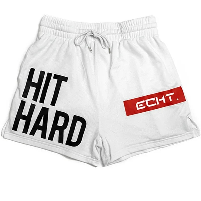 Men’s Breathable Mesh Athletic Shorts – Summer 2024 Casual Sport & Fitness Joggers for Gym, Running, or Beach