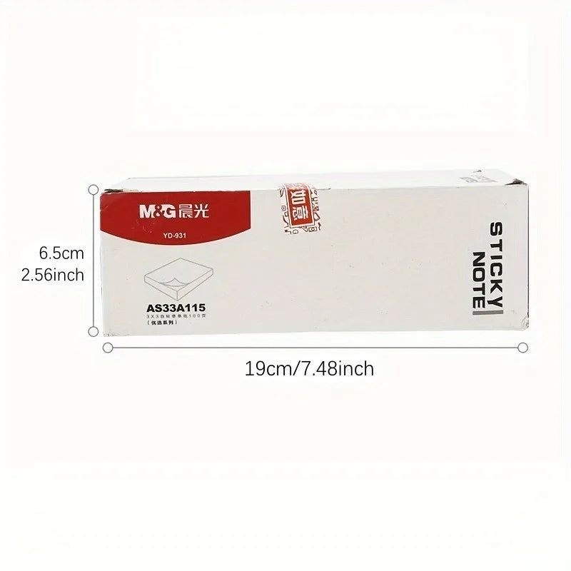 12 Pcs Colorful Sticky Notes Set – 1200 Sheets 4-Color Portable Memo Pads for Office & School