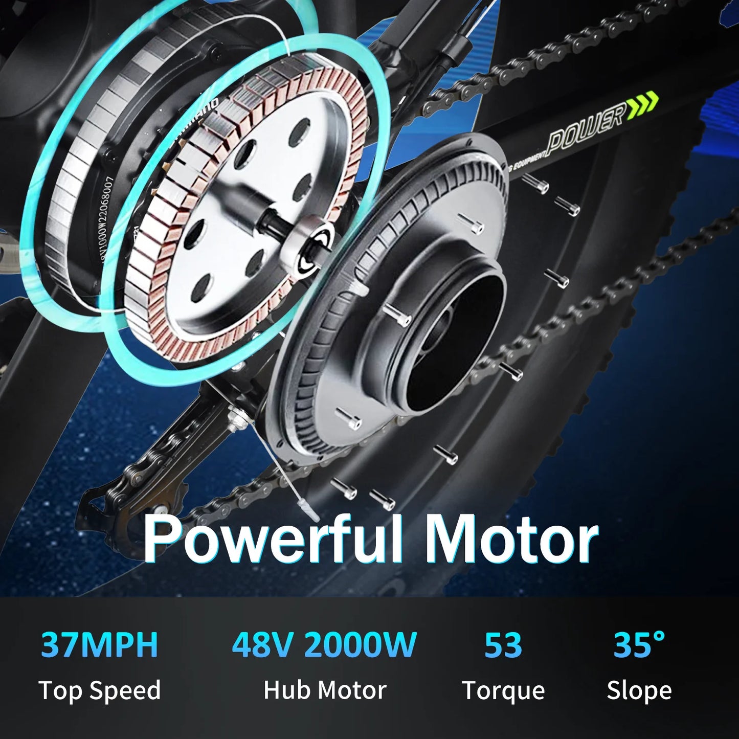 Conquer Any Terrain: 2000W Fat Tire Electric Bike with 48V Battery for Off-Road Adventures