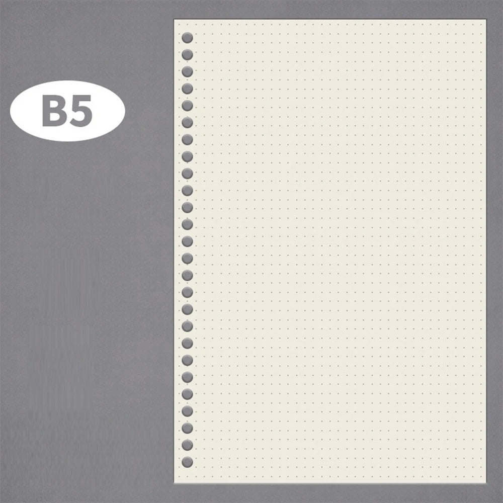 50-Sheet Loose Leaf Paper Set – Multi-Size, Multi-Hole Refill Pages for Binders & Notebooks