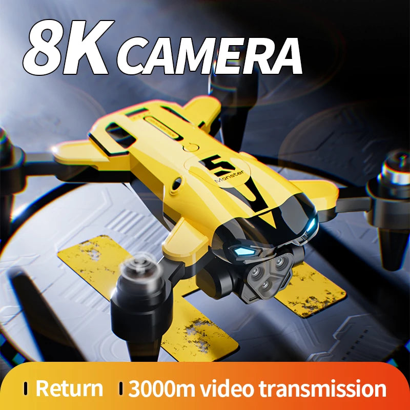 Next-Level Aerial Mastery: Ultra HD Drone with 8K Camera & Precision Control