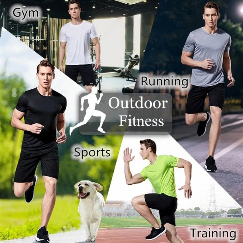 Men’s Quick-Dry Short Sleeve Workout Shirt – Lightweight, Moisture-Wicking Athletic T-Shirt for Training & Running