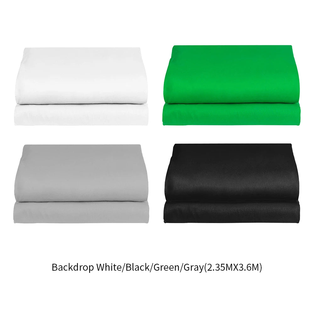 šø SH 2.4x4M Photography Background Stand with Green Screen ā Studio-Grade Backdrop Support Kit