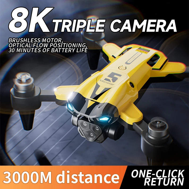Next-Level Aerial Mastery: Ultra HD Drone with 8K Camera & Precision Control