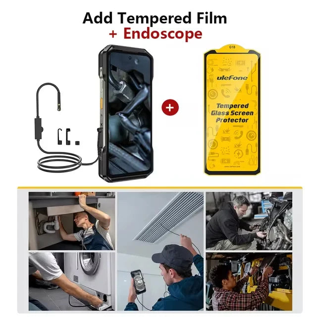 Ulefone Armor 27T Pro 24GB+256GB 5G Thermal lmaging By FLIR Rugged 10600mAh 6.78'' Display 64MP Night Vision 33W NFC Android 14
