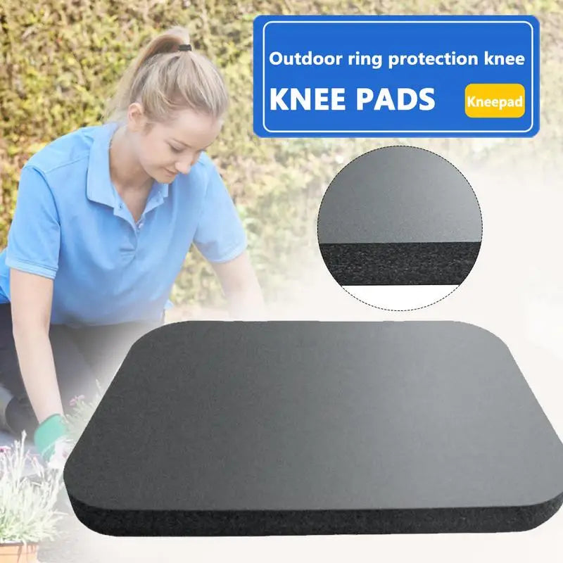 Black Yoga Knee Pad Cushion – Soft Foam Support for Knees & Elbows | Ideal for Yoga, Fitness, Gardening & Floor Workouts