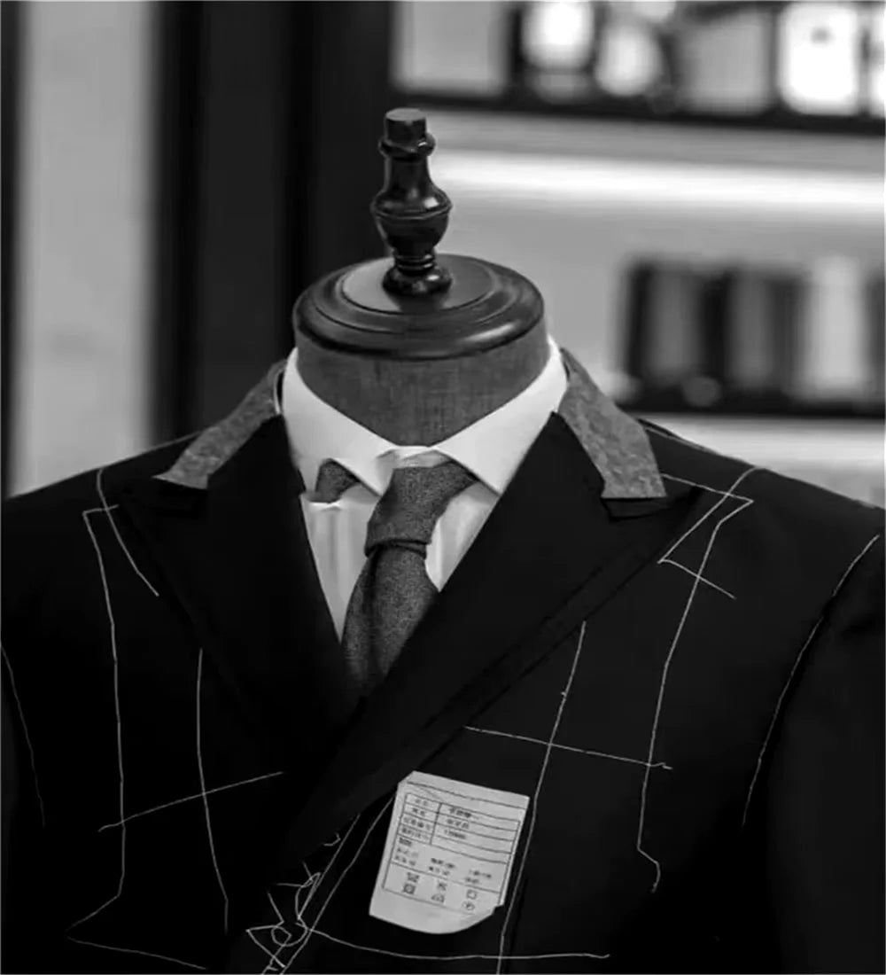 Modern 2-Piece Linen Suit for Men – Slim Fit Blazer & Pants Set for Weddings & Formal Events