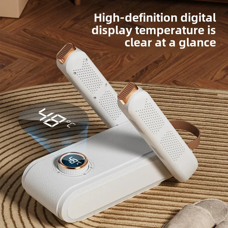 š Foldable Shoe & Boot Dryer with Hot Air Circulation
Deodorizing | Constant Temperature | Portable & Timed Drying