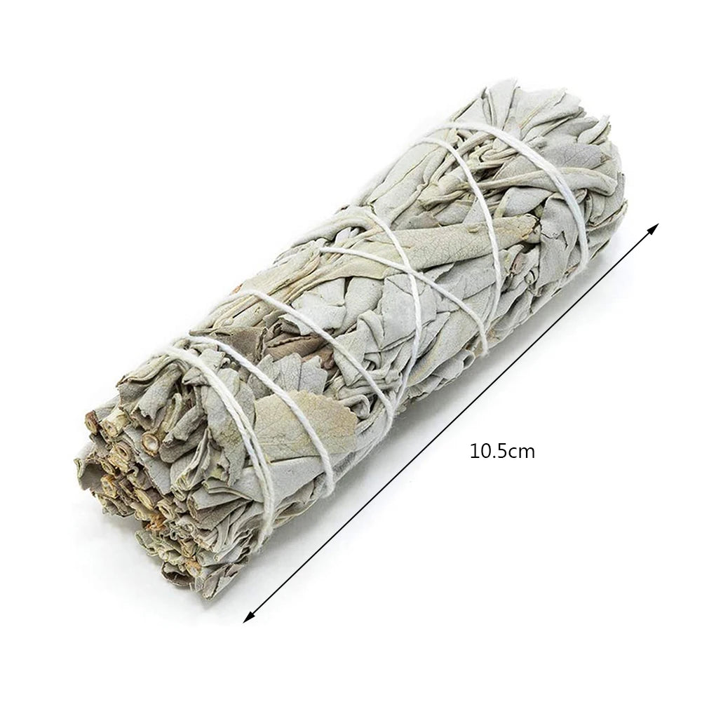 Natural White Sage Smudge Sticks (1–40 PCS) – California Pure Leaf Incense for Spiritual & Home Cleansing