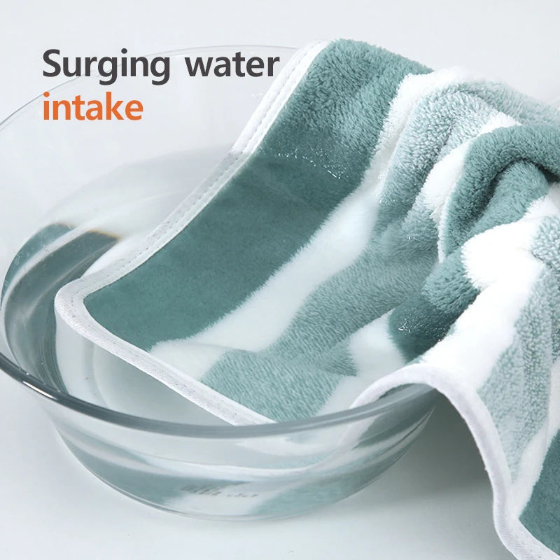 Soft Thickened Absorbent Bath Towel – Plush Face & Body Towel for Home Use