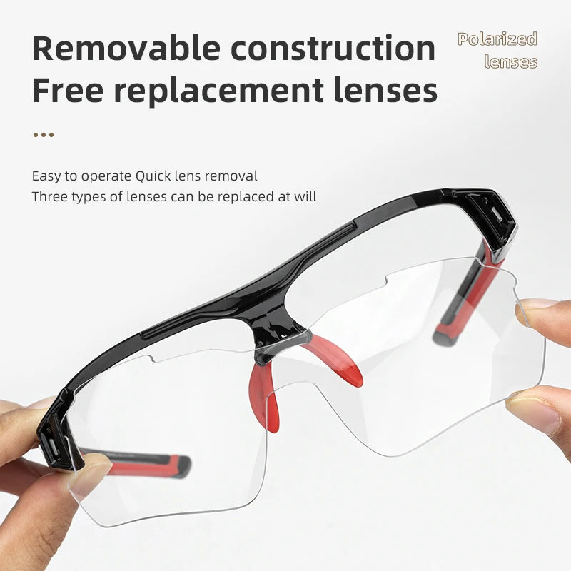 š“āāļøš¶ļø ROCKBROS 3-Lens Adjustable Polarized Cycling Glasses
Versatile Performance Eyewear for MTB, Road, and Outdoor Sports