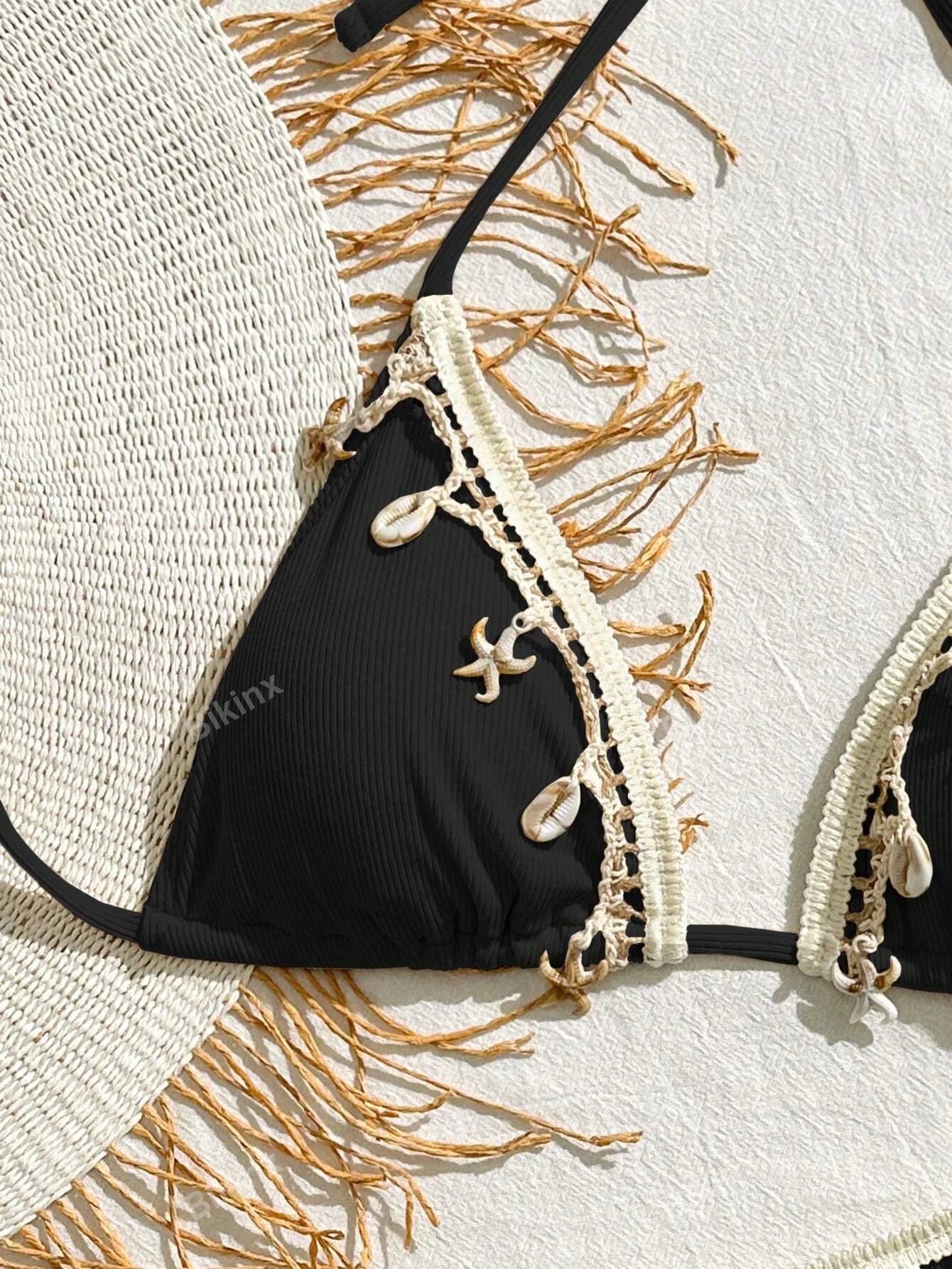 Enigmatic Black Lace Bikini – Seductive Elegance That Steals the Spotlight