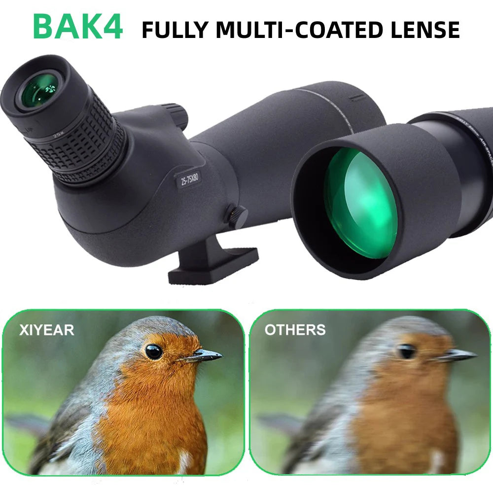 See Farther, Clearer: High-Powered Zoom Spotting Scope with Tripod & Phone Adapter