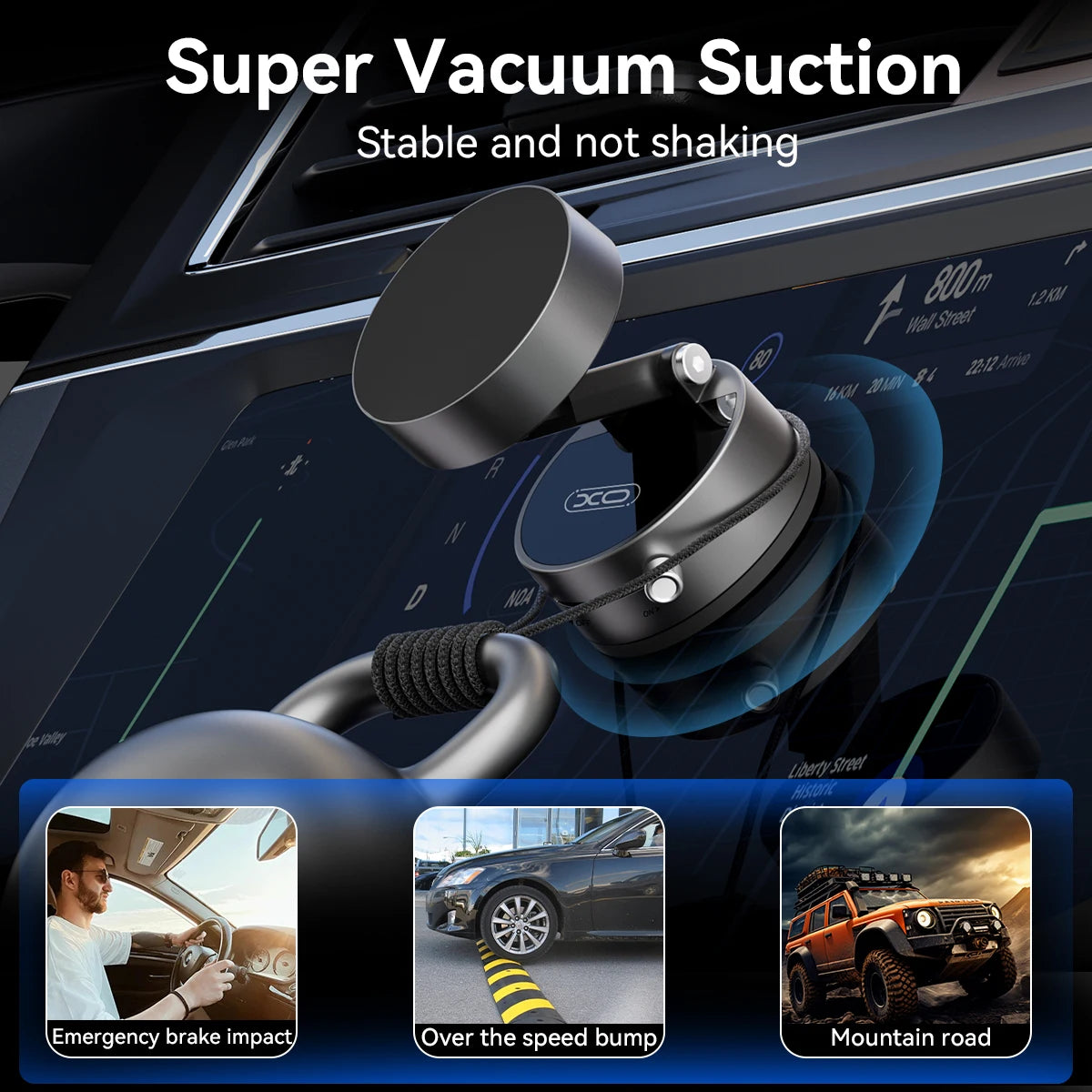 Mini 360° Magnetic Double-Sided Suction Phone Holder – Foldable Lazy Mount for iPhone & Android