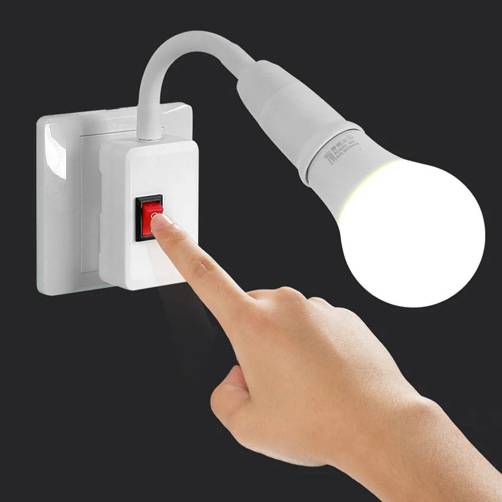 š” Direct Plug-In E27 Lamp Holder with Switch