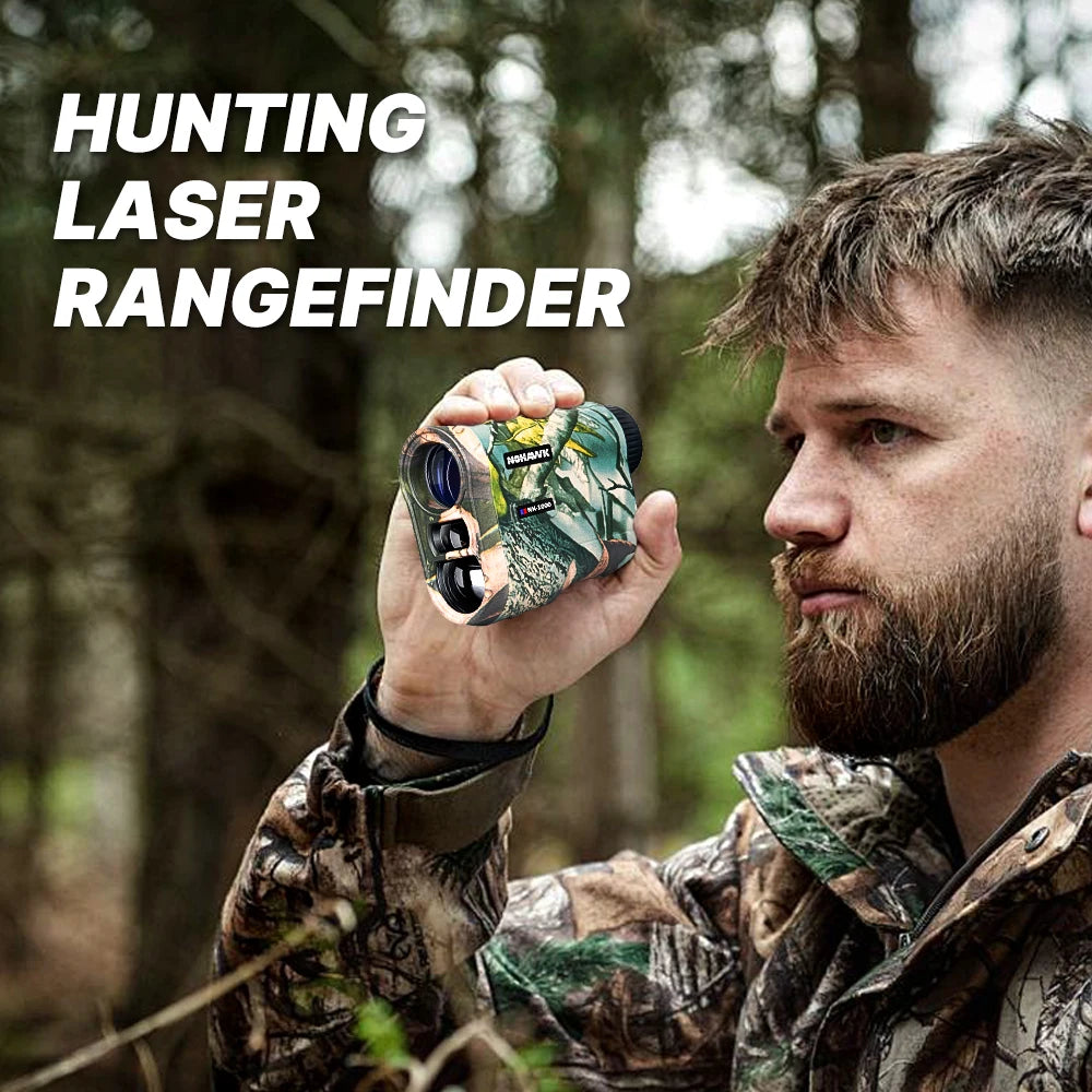 1000M Multifunctional Hunting Rangefinder – USB-C Rechargeable Monocular Telescope for Hunting & Golf