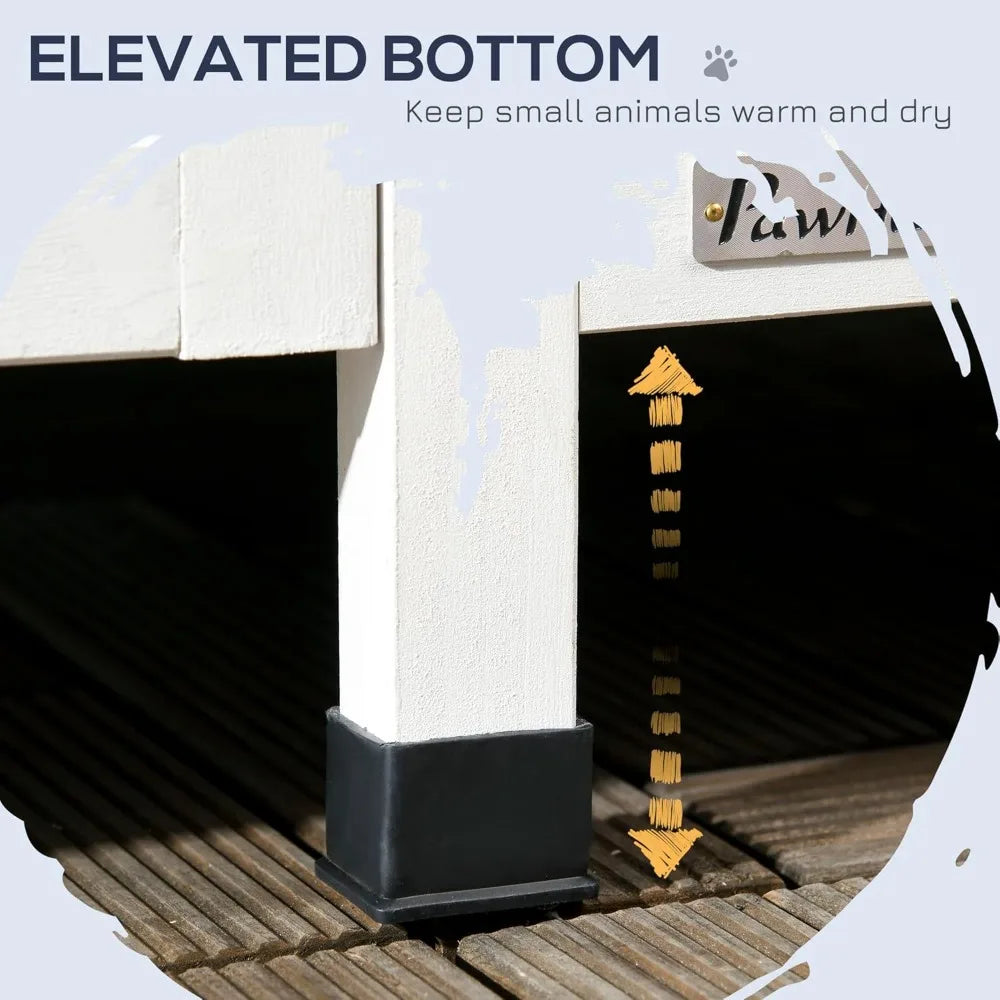Outdoor Cat House with Weather-Resistant Roof – Modern Cat Shelter with Garden Bed & Multiple Entrances