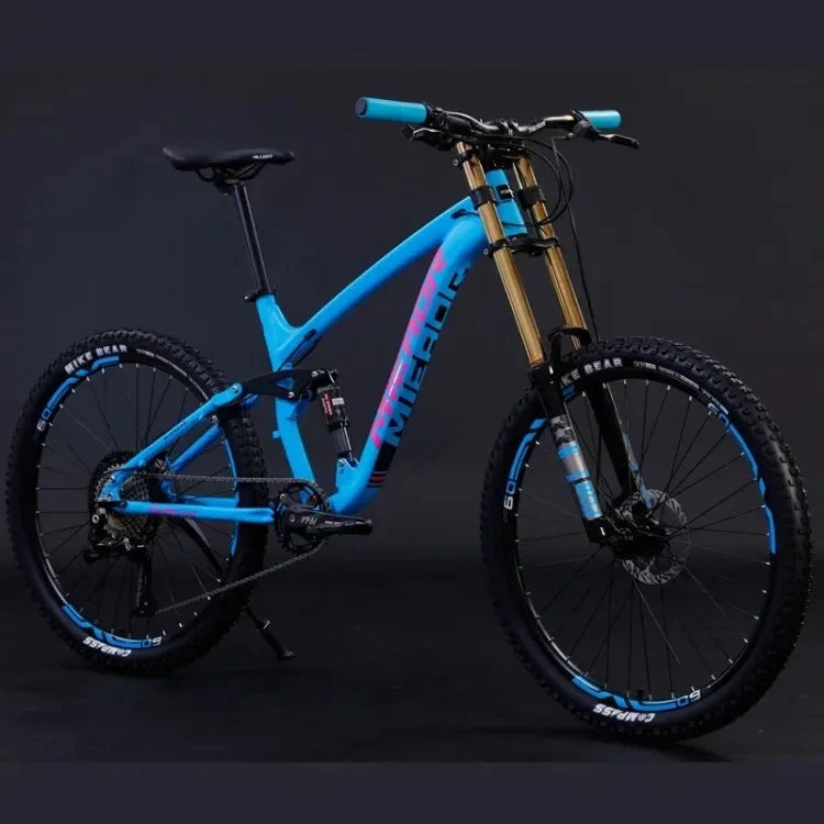 26/27.5-Inch Full Suspension Mountain Bike – 11-Speed Soft Tail with Hydraulic Brakes for Adults