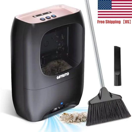 Touchless Automatic Vacuum Dustpan – Hands-Free Sweeper for Hair, Dirt & Kitchen Messes