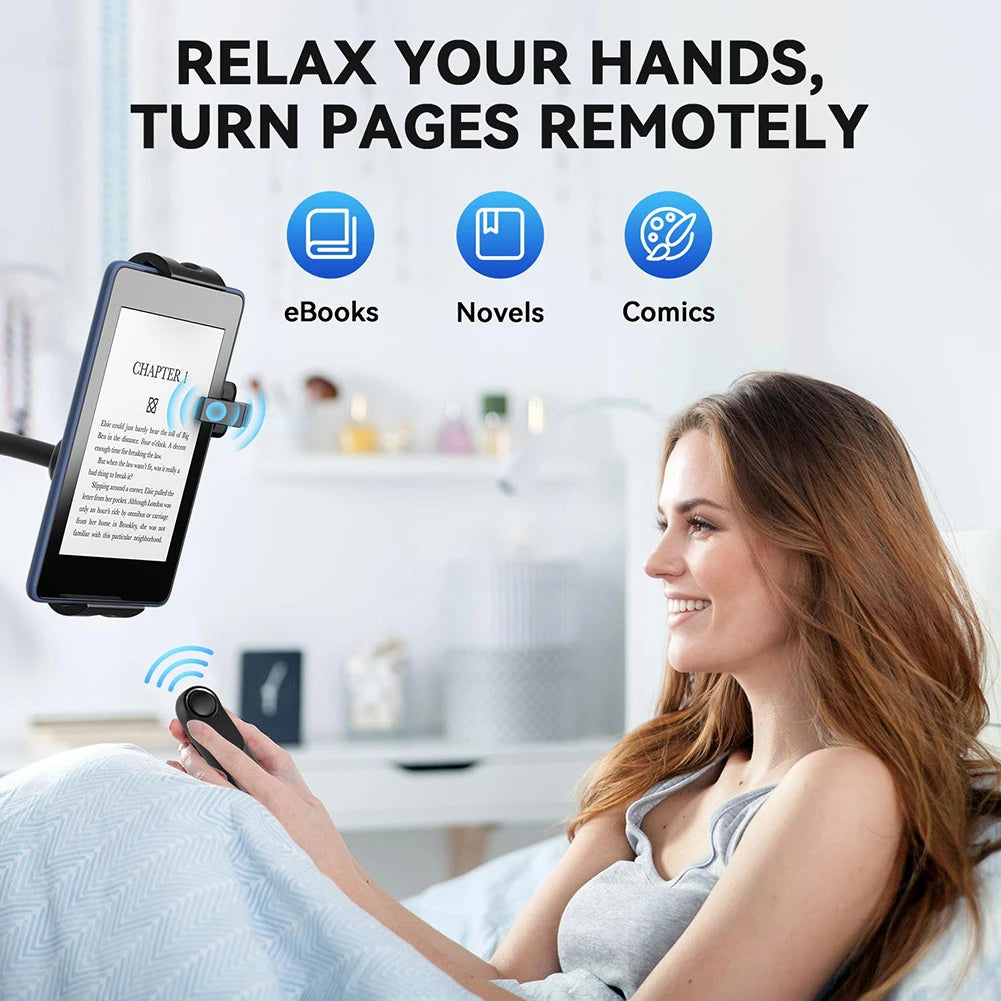 π RF Remote Control Page Turner β Hands-Free Reading Clicker for Kindle Paperwhite & More