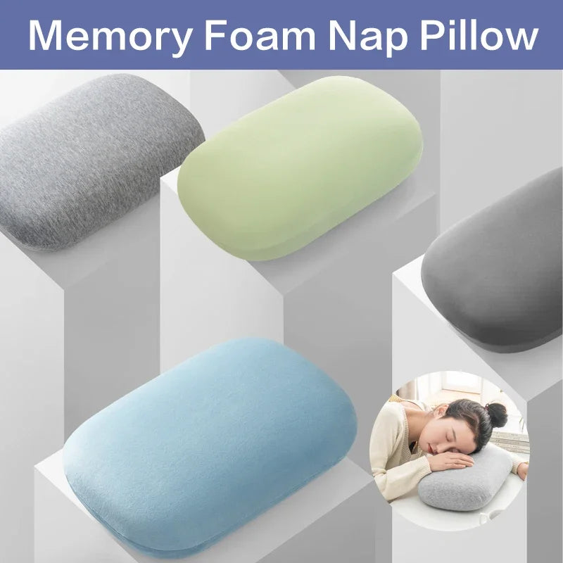 Multifunction Memory Foam Neck Pillow – Soft Slow Rebound Travel Pillow for Sleeping & Cervical Support