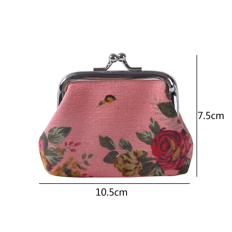 š¹ Roses Canvas Mini Coin Purse ā 2023 New Fashion