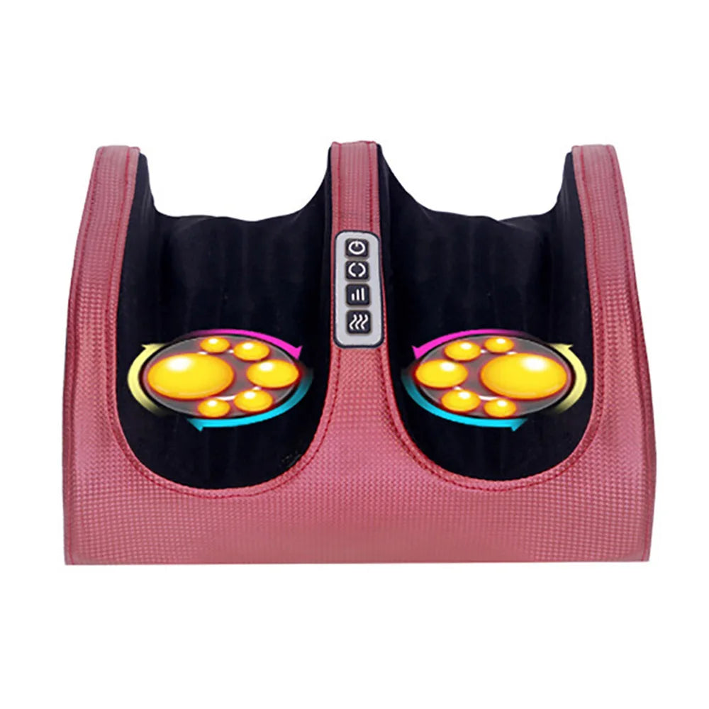 Electric Shiatsu Foot Massager with Heat – Kneading Rollers & Compression Therapy for Pain Relief & Relaxation