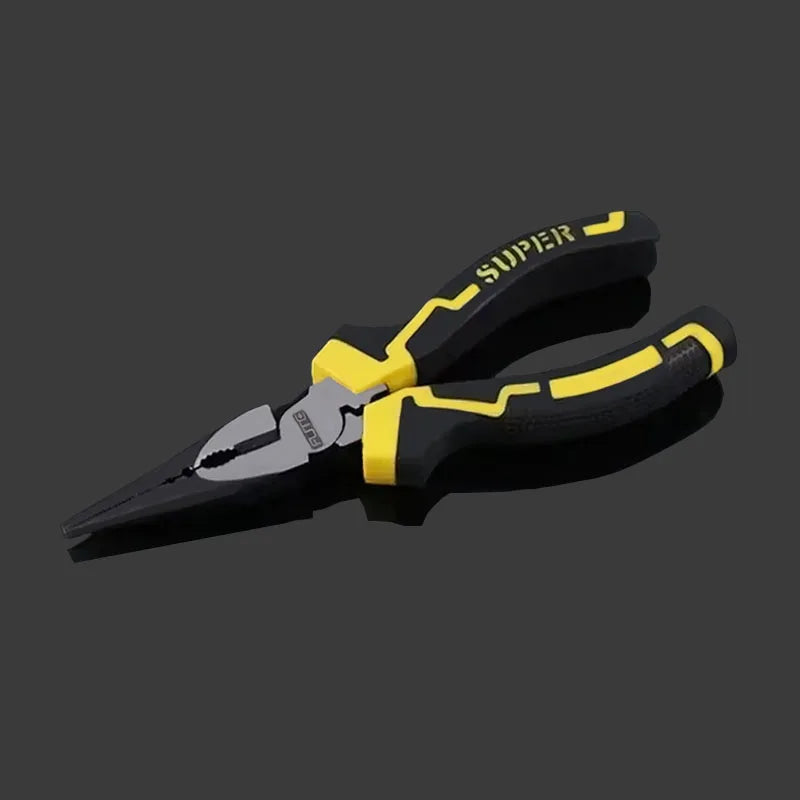 6–8 Inch Cr-V Steel Pliers – Industrial Grade Wire Cutter & Diagonal Nose Hand Tool for Electricians