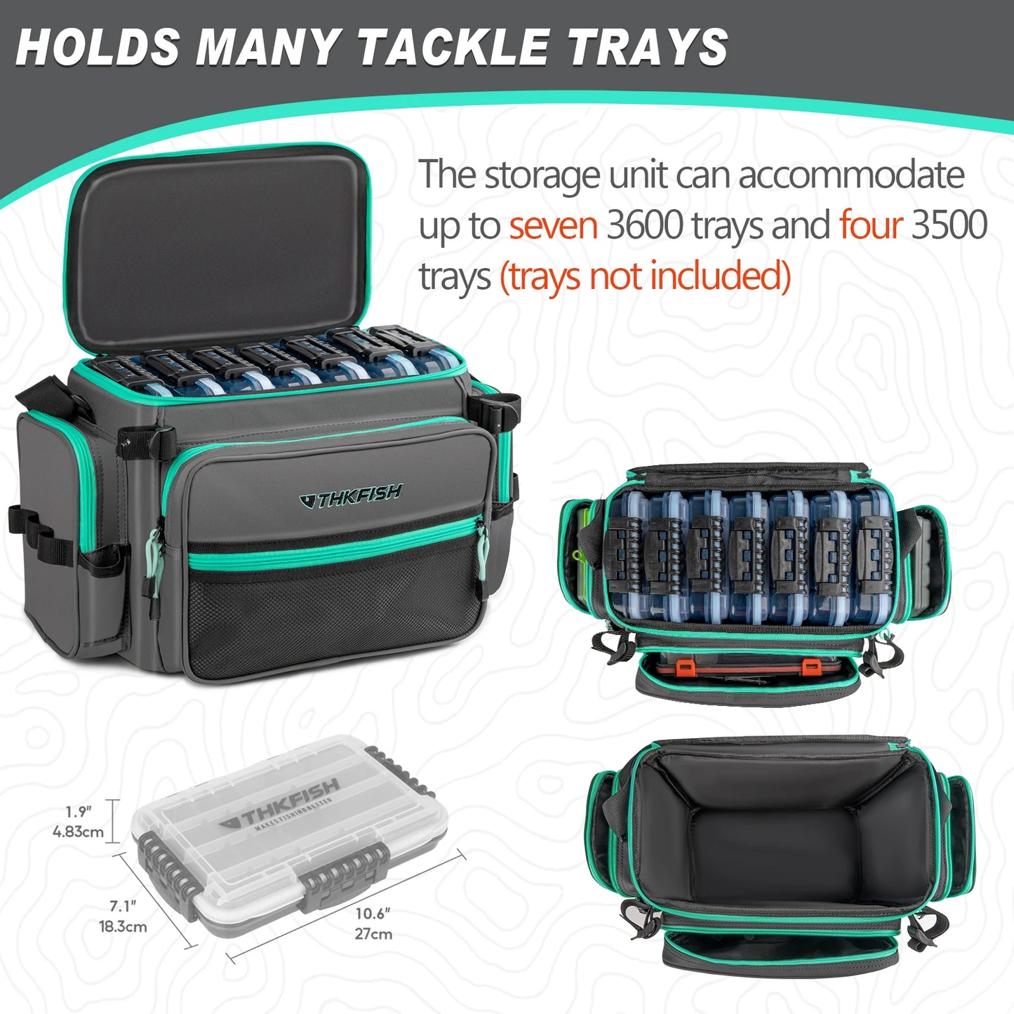 Waterproof PVC Fishing Tackle Bag – One-Shoulder Multifunctional Lure Storage Pack for Outdoor Anglers