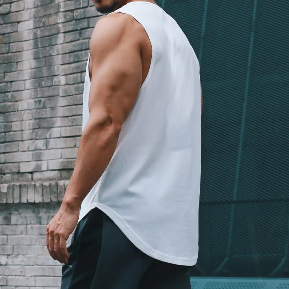 Men’s Gym Tank Top – Quick-Dry Sleeveless Training Shirt for Fitness, Running & Bodybuilding