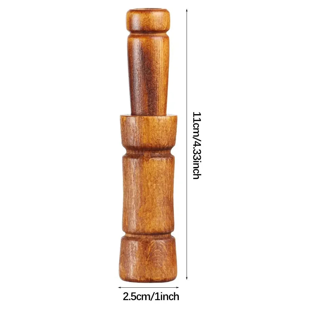 Wooden Hunting Whistle Decoy – Imitates Duck, Goose, Pheasant Calls – Outdoor Bird Call Lure for Hunting & Training