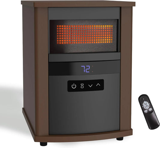 Electric Infrared Quartz Cabinet Heater – Portable Indoor Space Heater with Overheat Safety Protection for Home Use