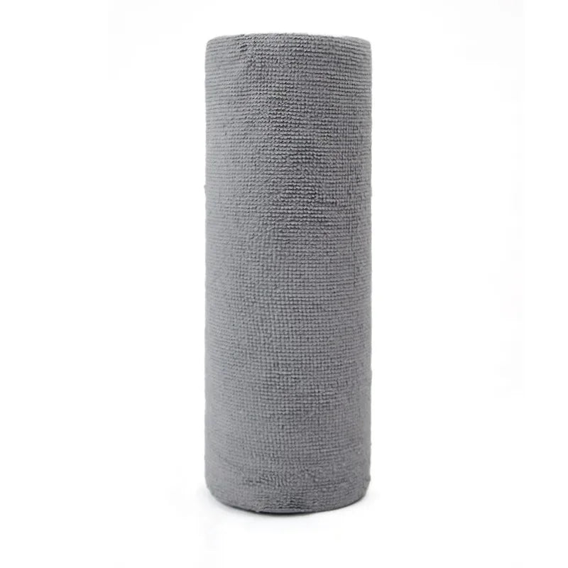 Reusable Microfiber Cleaning Cloth Roll – 20-Sheet Washable Kitchen Towels for Dishes & Household Use