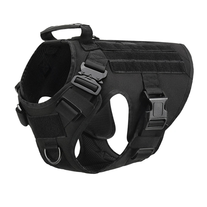 Tactical Dog Harness and Leash Set – Military Training Vest for German Shepherd, Golden Retriever & All Breeds
