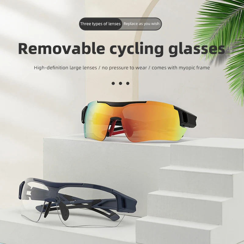 š“āāļøš¶ļø ROCKBROS 3-Lens Adjustable Polarized Cycling Glasses
Versatile Performance Eyewear for MTB, Road, and Outdoor Sports