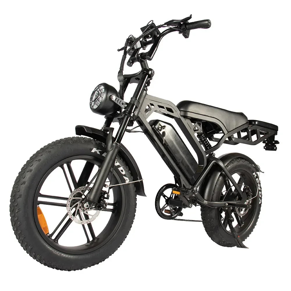 1000W 48V15AH Electric Bike – Upgraded Off-Road Mountain & Beach E-Bike with Rear Seat Rack | 20-Inch Fat Tire | 45KM/H Speed