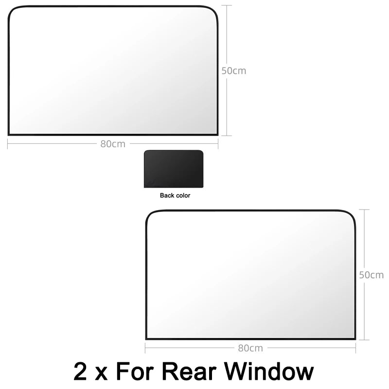 Magnetic Car Side Window Sun Shades – Double-Sided UV Protection Curtains for All Seasons