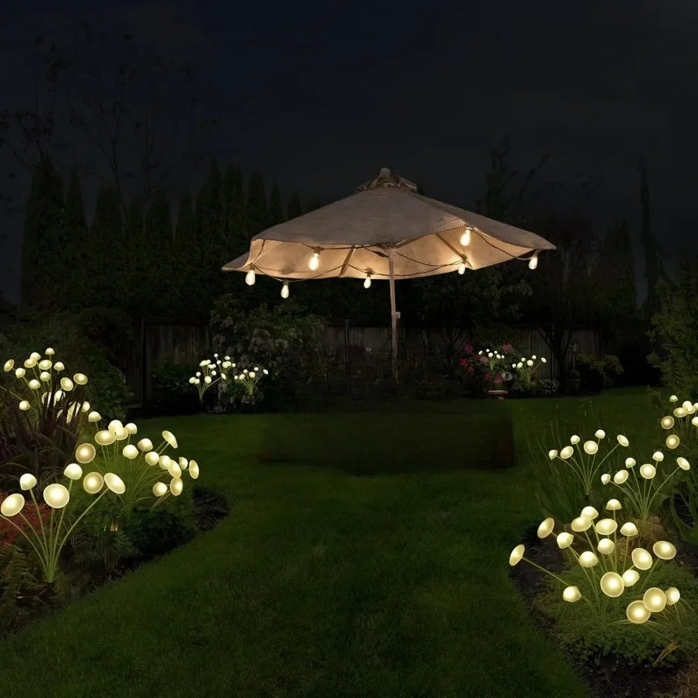 Solar Jellyfish Mushroom Lights – 6 LED Garden Decor Lights for Lawn, Pathway & Outdoor Ambience