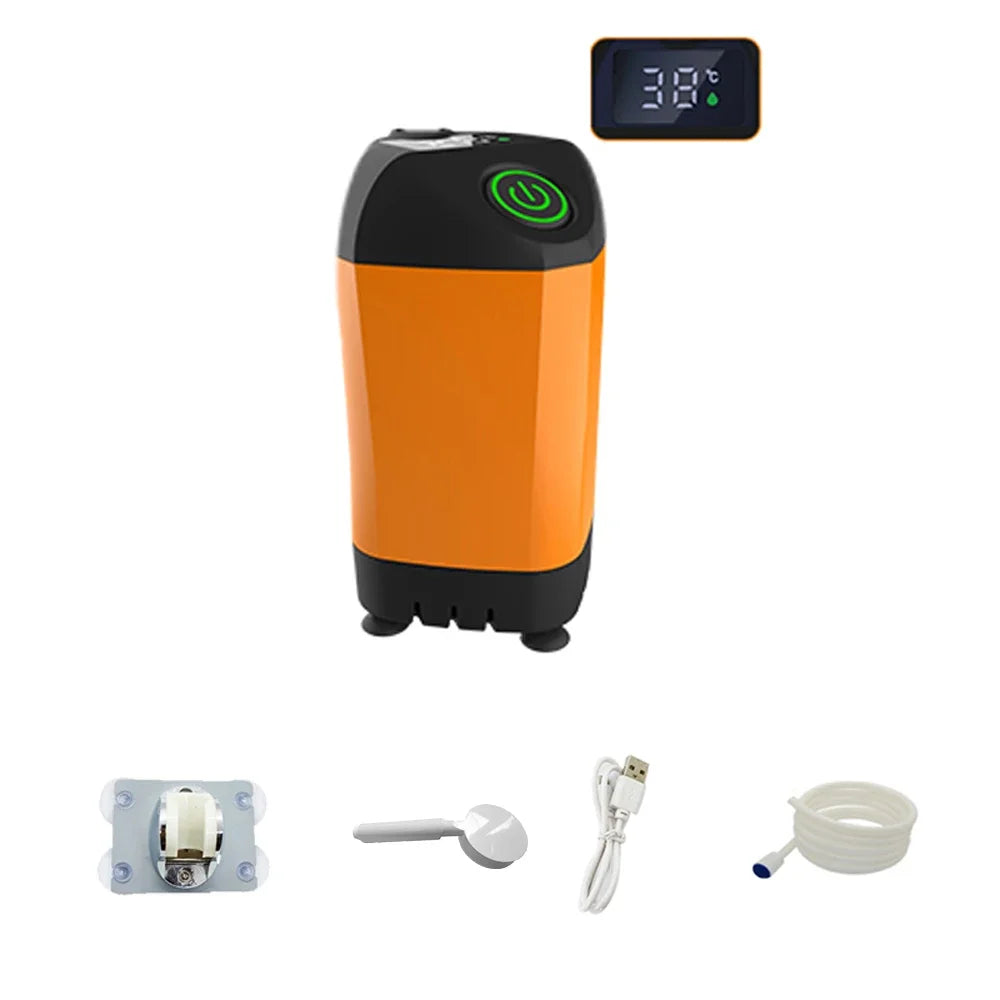 Portable Rechargeable Electric Shower – USB Powered Waterproof Pump for Camping, Beach, Hiking, Pet Bath & Car Wash