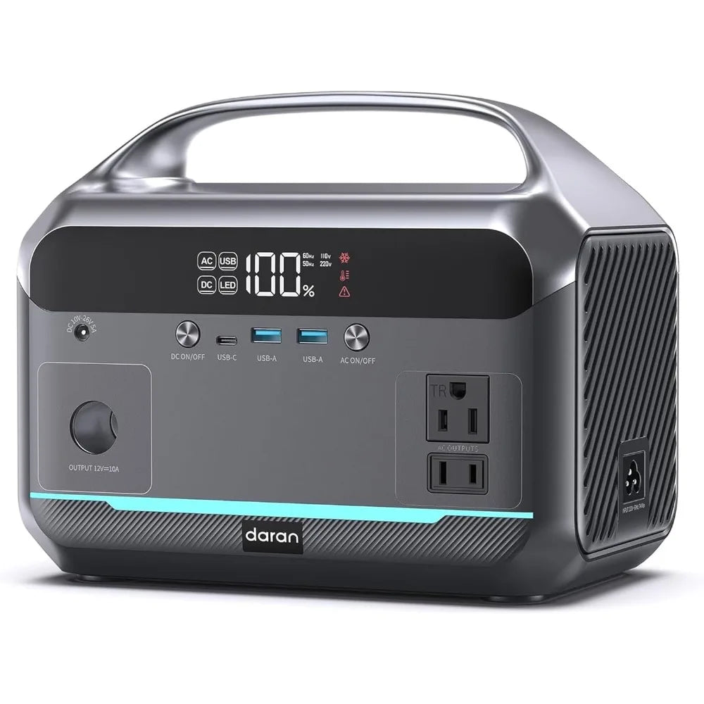 🔋 Portable Power Station 300W (600W Surge), 288Wh | 90,000mAh