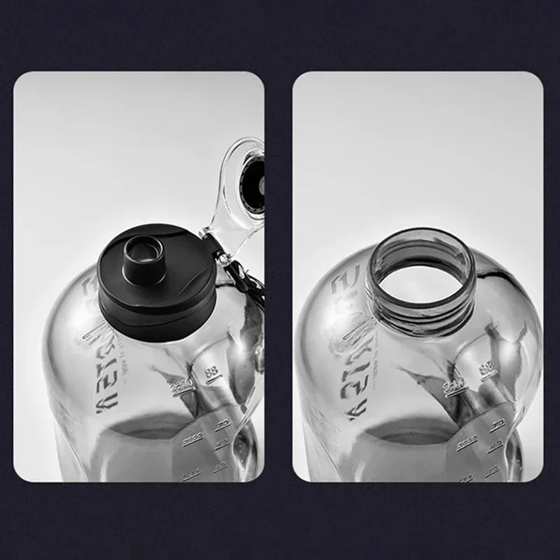 1.7L / 2.7L Sports Water Bottle – Large Capacity Portable Gym & Cycling Bottle for Fitness & Outdoor Use